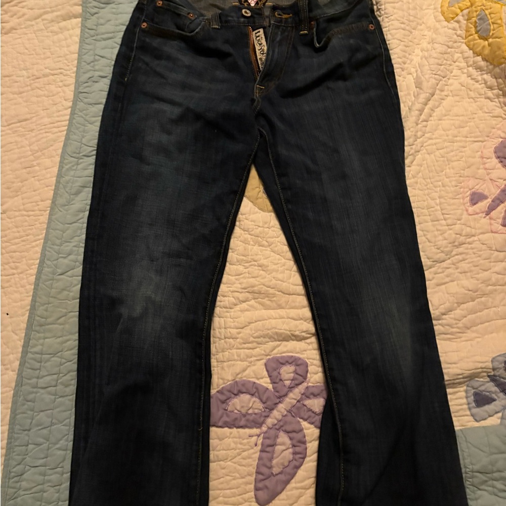 Lucky Brand Women's Navy Jeans (Bootcut?) - Picture 2 of 5